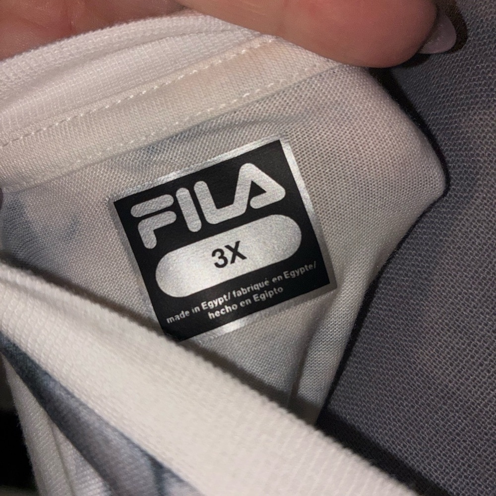 💰Fila Train Gain Tee Shirt Plus Size 3XL Soft Lightweight Activewear Top Tye Dye - Picture 3 of 6